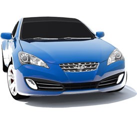 Hyundai Genesis Coupe 3D Object | FREE Artlantis Objects Download